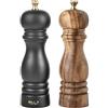BF BILL.F SINCE 1983 Bill.F Mulino per sale e pepe in legno, regolazione della macinazione 5crew Cap Select, altezza: 12,5 cm, macinazione manuale in ceramica