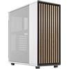 Fractal Design North Chalk White - Wood Oak front - Mesh side panels - Two 140mm Aspect PWM fans included - Intuitive interior layout design - ATX Mid Tower PC Gaming Case