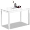 ASTIMESA Tavolo da cucina, bianco, 110 cm x 70 cm