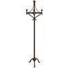 Biscottini Candelabro in Ferro battuto L36XPR36XH151 - Candelabro da Terra Finitura Crema - Candeliere Shabby - Accessori Vintage casa arredo