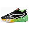 PUMA Scarpe da basket PUMA x 2k Scoot 1 da ragazzi, Nero/Verde/Altro