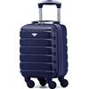 Flight Knight Valigia Rigida Leggera Per Bambini Con 4 Ruote - Approvata Senza Ulteriori Costi Per Easyjet, Ryanair E Molte Altre - Bagaglio a Mano Cabina Per Bambini Bagaglio a Mano 40x20x25 Cm