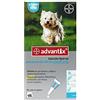 Bayer Advantix Soluzione Spot-on 1 ml Antiparasitario per Cani da 4 a 10 kg. 6 Pipette