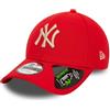 New Era 9Forty - Berretto Snapback Repreve York Yankees, Colore: Rosso, Taglia Unica