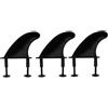 Namvo 3Pcs TPU Soft Top Surf Pinne e 6 Viti per Pinne per tavola da Surf Morbida