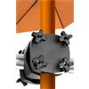 4smile Base Ombrellone di Ricambio SunnyGuy - Porta Ombrellone da Esterno per Balcone, Universale e Sicuro, Nero