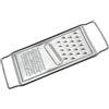 Fackelmann 45458 Universal grattugia Nirosta 25 x 11 cm