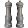 ECHTWERK Set di 2 macinaspezie in plastica ABS di alta qualità, macinino in ceramica, macinino manuale, ideale per spezie come pepe, sale e peperoncino, grigio, 21 cm