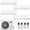 MIDEA CONDIZIONATORE MIDEA EVOLUTION QUADRI SPLIT 9000+9000+9000+12000 BTU INVERTER R32 M4OB-36HFN8-Q A++ WIFI