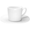 Konitz Könitz 11505301 Pure White Set Tazza da Caffè e Piattino, 0.085 l