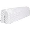 Babysanity Paracolpi Lettino Neonato Cuscino Riduttore Lettino Protezione Letto (90 Cm, Minky Bianco)