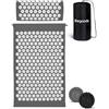 LifeGoods Tappetino Agopressione - Eco - Tappetino Massaggiante Corpo - Tappeto Agopressione - Mysa Tappetino Svedese - Mysa - Sfere da Massaggio e Borsa - Bianco e Grigio