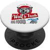 Tooth Flavor Food For A Dog Or A Wolf Ic Sharp Tooth Flavor Food For A Dog Or A Wolf Icon PopSockets PopGrip Intercambiabile