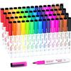 Shuttle Art 60 Pack Pennarelli Lavagna Bianca Cancellabile,60 Bulk Pack15 Colori Pennarelli Magnetici Con Cancellino,Punta Fine Secco Ideale Scritte Lavagne Bianche,Vetro,Specchio Ufficio Scuola Casa