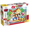 Liscianigiochi Mouse & Friends Disney Puzzle Supermaxi 60, Mickey, Multicolore, 66728.0