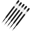 Westcott E-733497 00 - Matite a gel G2, M 0,7 mm, confezione da 5 ricariche | compatibile con ISO Standard G2 | inchiostro nero ad asciugatura rapida | E-733497 00