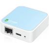 TP-LINK TL-WR802N router wireless Fast Ethernet Banda singola (2.4 GHz) 4G Blu, Bianco