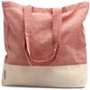 Shopper bicolore ecologica in cotone riciclato personalizzata Roly Inca 38 x 41 x 8 cm personalizzate o neutre