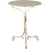 Biscottini Tavolino da balcone L60,5XPR60,5XH77,5 - Tavolo da esterno in ferro battuto - Set giardino esterno - Tavolo giardino - Tavolino esterno - Tavolino pieghevole