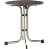 SIEGER Boulevard - Tavolo pieghevole con piano Mecalit, diametro 4 gambe ca. 70 cm
