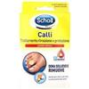 Scholl's Cerotto callifugo trattamento rimozione/protezione calli 4 cerotti idrorepellenti + 4 dischetti callifughi