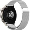 MiRowy 22mm Cinturino in Metallo per Huawei Watch 4/Watch 4 Pro/GT 3 Pro 46mm/GT 3 46 mm/GT 2 46mm/GT 2 Pro/GT 2e, Acciaio Inossidabile Magnetico Cinturini per Huawei Watch 3/3 Pro - Argento