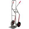 Tecnafood Carrello Portacasse INOX - Ruote Pneumatiche - Portata 200 Kg