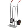 Tecnafood Carrello Portacasse INOX - Ruote Pneumatiche - Portata 250 Kg