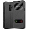 Cadorabo Custodia Libro per Samsung Galaxy S9 PLUS in NERO COMETA - con Funzione Stand e Chiusura Magnetica - Portafoglio Cover Case Wallet Book Etui Protezione