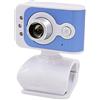 Eighosee Webcam USB Drive-Free Computer Camera Microfono integrato con 3 luci LED di riempimento per PC portatile (480P)