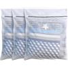 Foyer Nuage 3 sacchetti di biancheria premium a nido d'ape, per delicati, con cerniera, per organizzare borse, vestiti, biancheria intima, camicetta, calze, extra forti, piccoli 50x60cm (3L, bianco)