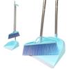 Roellgs scopa paletta set antivento verticale manico lungo kit scopa paletta combinazione pulizia casa spazzare (blu)