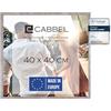 CABBEL Cornice 40x40 cm, Grigio (Calcestruzzo), robusta cornice in legno MDF, plexiglass infrangibile, da appendere e da