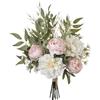 Weldomcor Fiori di Peonia Artificiali Finti Fiore di Seta Fiori Falsi Mazzi per Casa Preparativi Nozze Festa Tavolo Centrotavola Decorazione（Rosa）