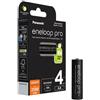Panasonic Eneloop Pro batteria AA, 4 pezzi