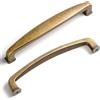SYZOW 6 Pezzi Bronzo Antico Distanza fori 128mm Maniglie per mobili da cucina maniglie per mobili cucina Maniglie per Armadio Maniglie per