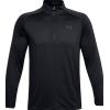 Under Armour Mens T-shirt Tech 2.0 1/2 Zip Black