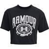 Under Armour T-shirt Collegiate Crest Crop SS Grey