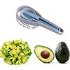 Wilsonzin Affettatrice di Avocado Separatore Multifunzionale di Avocado 3-in-1 Taglia Avocado Affetta Avocado Avocado Slicer Gadget da Cucina Multiuso per Avocado, Kiwi e Altro(Blu)