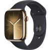 Apple Watch (Series 8, 41mm, Acciaio inossidabile) Ricondizionato - Oro - GPS + Cellular - Ottimo