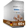 VARTA, 60 x Powerone p312 Hörgerätebatterie, Quecksilberfrei