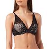 Calvin Klein Donna Reggiseno Scollato Lightly Lined Plunge Elasticizzato, Nero (Black), 2A