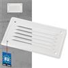 KOTARBAU® Griglia di ventilazione 165 x 100 mm con rete bianco aerazione areazione metalica da sovrapporre