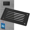 KOTARBAU® Griglia di ventilazione 165 x 100 mm con rete grafite aerazione areazione metalica da sovrapporre