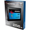 ADATA SSD ASU800SS 256GB 2.5'' NAND FLASH 3D TLC 560/520MB/s (SIAE INCLUSA)