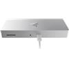 Razer Thunderbolt 4 Dock (Mercury) - Hub Premium con illuminazione RGB per Windows e Mac (10 porte in una, uscita a due display 4K o un display 8K) Bianco