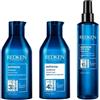 Redken Extreme Shampoo 300ml, Balsamo 300ml e Anti-Snap 250ml Confezione
