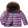 BLAUER Giubbino Blauer donna Manila 23WBLDC03092 lilla trapuntato cappuccio pelliccia r