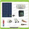 Energiasolare100 Kit Solare Fotovoltaico Roulotte Caravan pannello 100W 12V Batteria Servizi