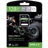 PNY Elite X-PRO90 SDXC Memoria da 128GB UHS-II Classe 10 U3 V90 8K